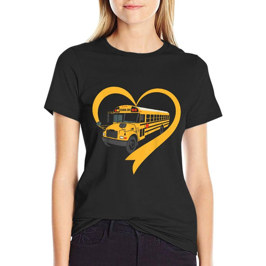 Heart School Bus Driver  Relaxed-fit T-Shirt