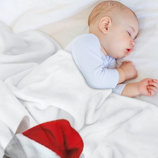 Christmas El Gato Cat Plush Throw Blanket