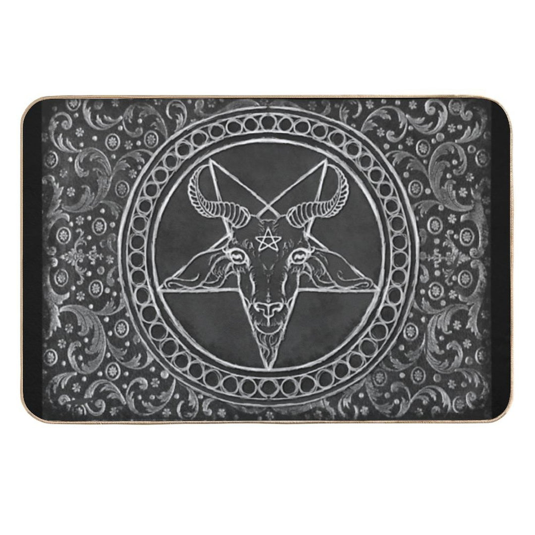 Ornate Baphomet  Toxin-Free Bath Mat