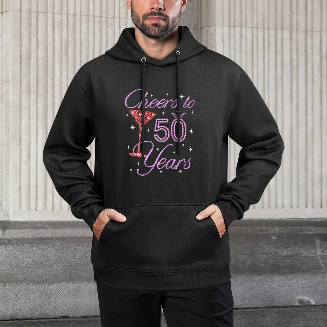 Cheers To 50 Year Old Gifts 50th Birthday Queen Women Premium Colorfast Hoodie