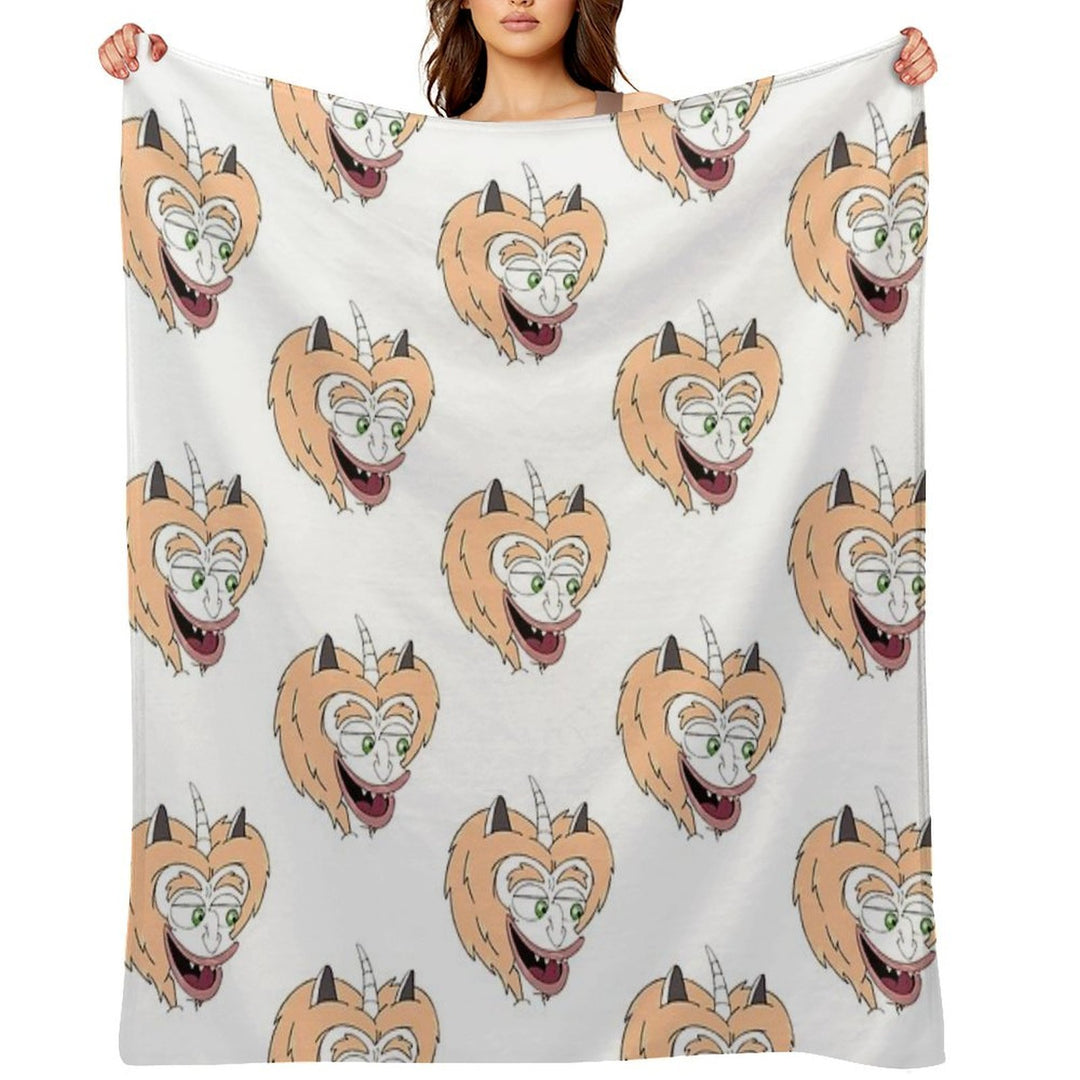 Maurice Hormone Monster - Big Mouth Sustainable Throw Blanket