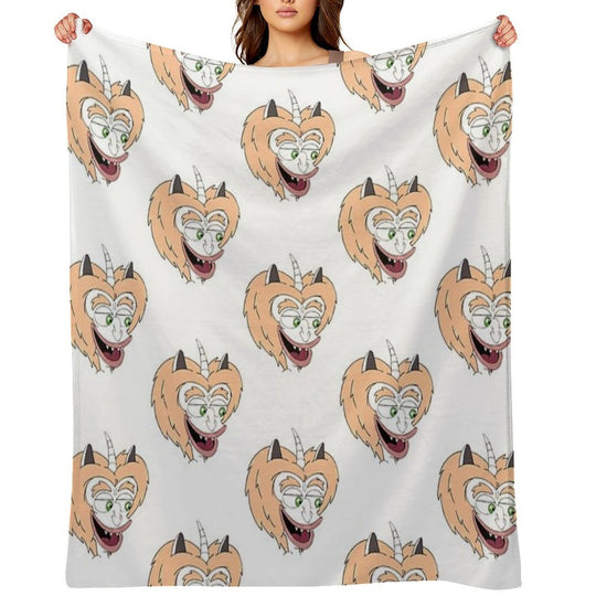 Maurice Hormone Monster - Big Mouth Sustainable Throw Blanket
