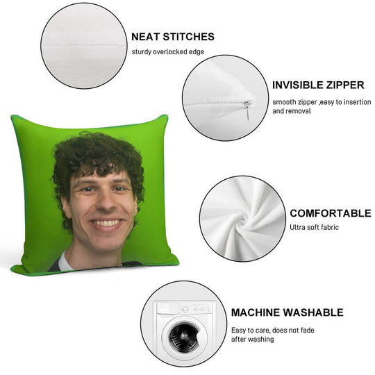Slushy Noobz Moprh Soft Bedroom Essential Throw Pillow