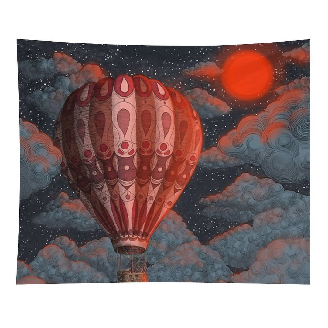 Adventure Awaits - Hot Air Balloon Tapestry