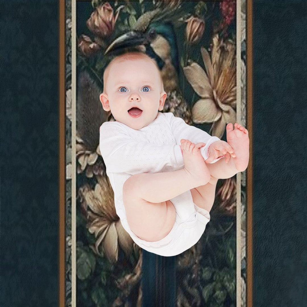 Maxamalist Painting of A Tropical Bird Machine-washable Throw Blanket