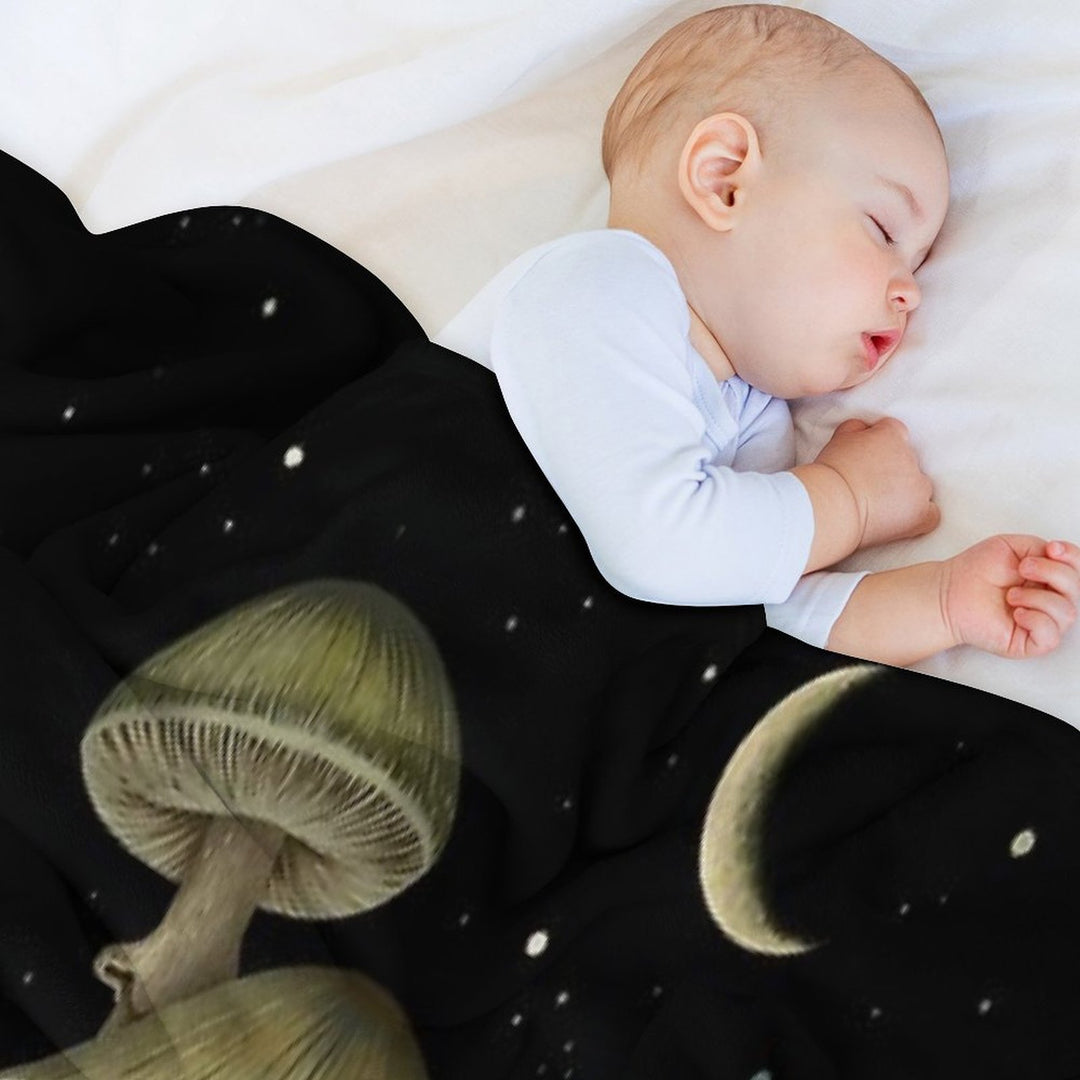 Death Cap Plush Throw Blanket