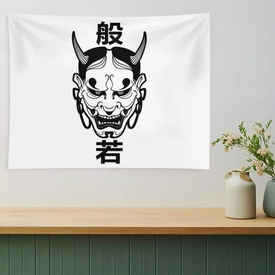 Hannya Mask Tapestry