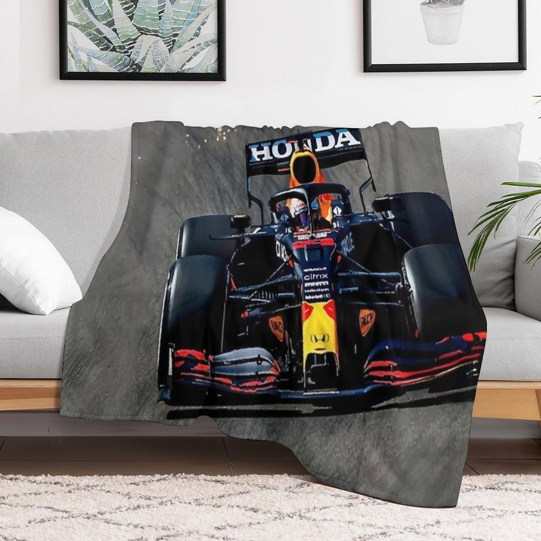 Max Verstappen Sparks  - F1 Comfort Throw Blanket