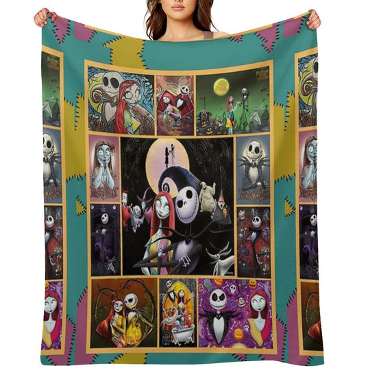 Nightmare Before Christmas Quick-dry Throw Blanket