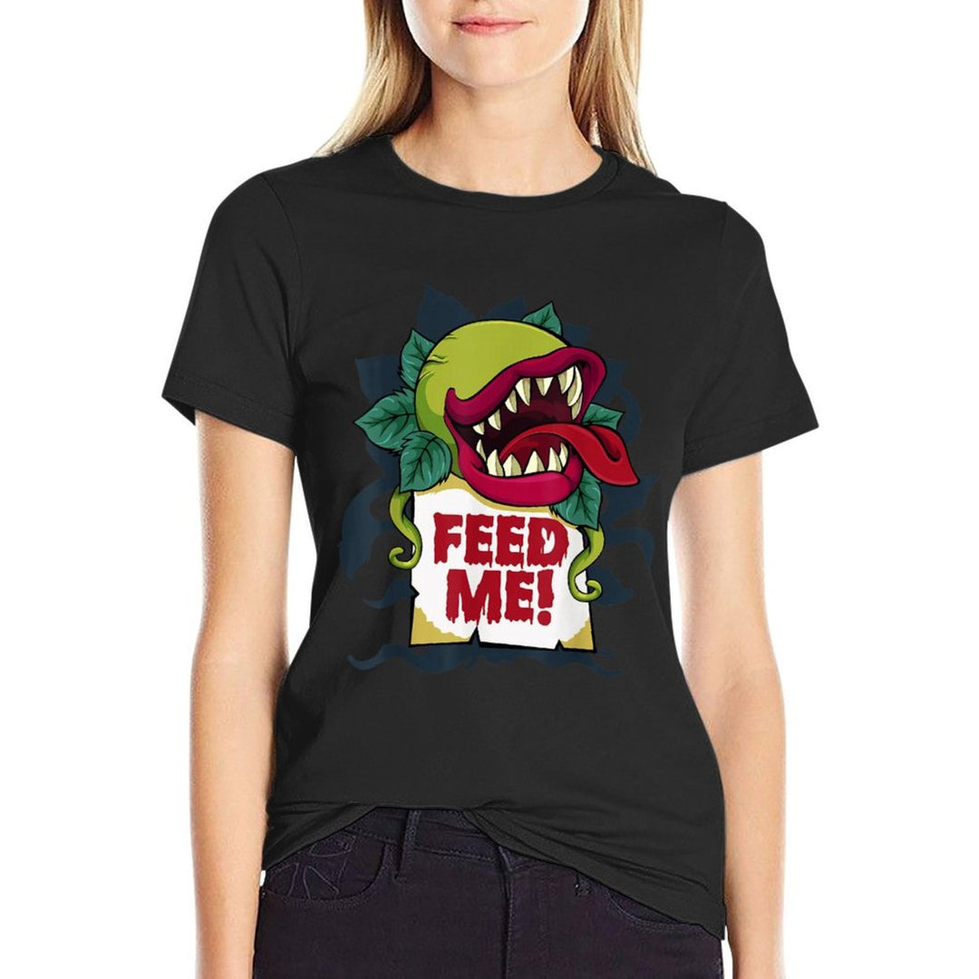 Feed Me Lazy Halloween Costume Monster Plant Gardening  Easy-care T-Shirt