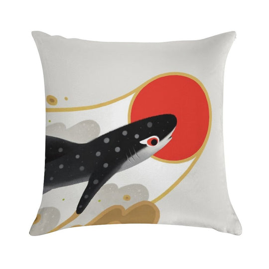 Whale Shark Soft Warmth Comfort Throw Pillow