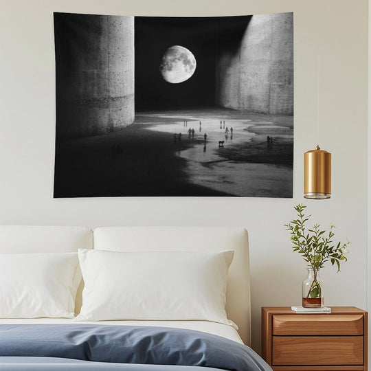 To The Moon Tapestry