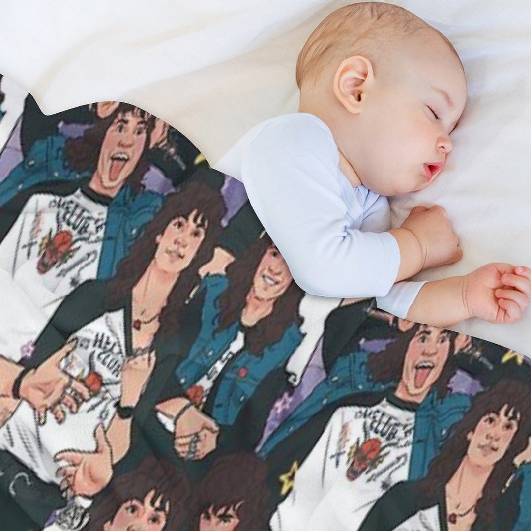 Eddie Munson - AOP Sustainable Throw Blanket