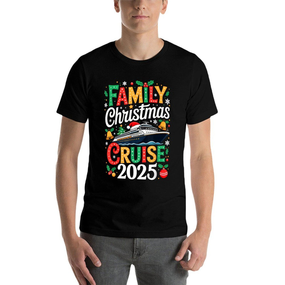 Family Christmas Cruise 2025 Matching Family Cruise Xmas Comfortable T-Shirt