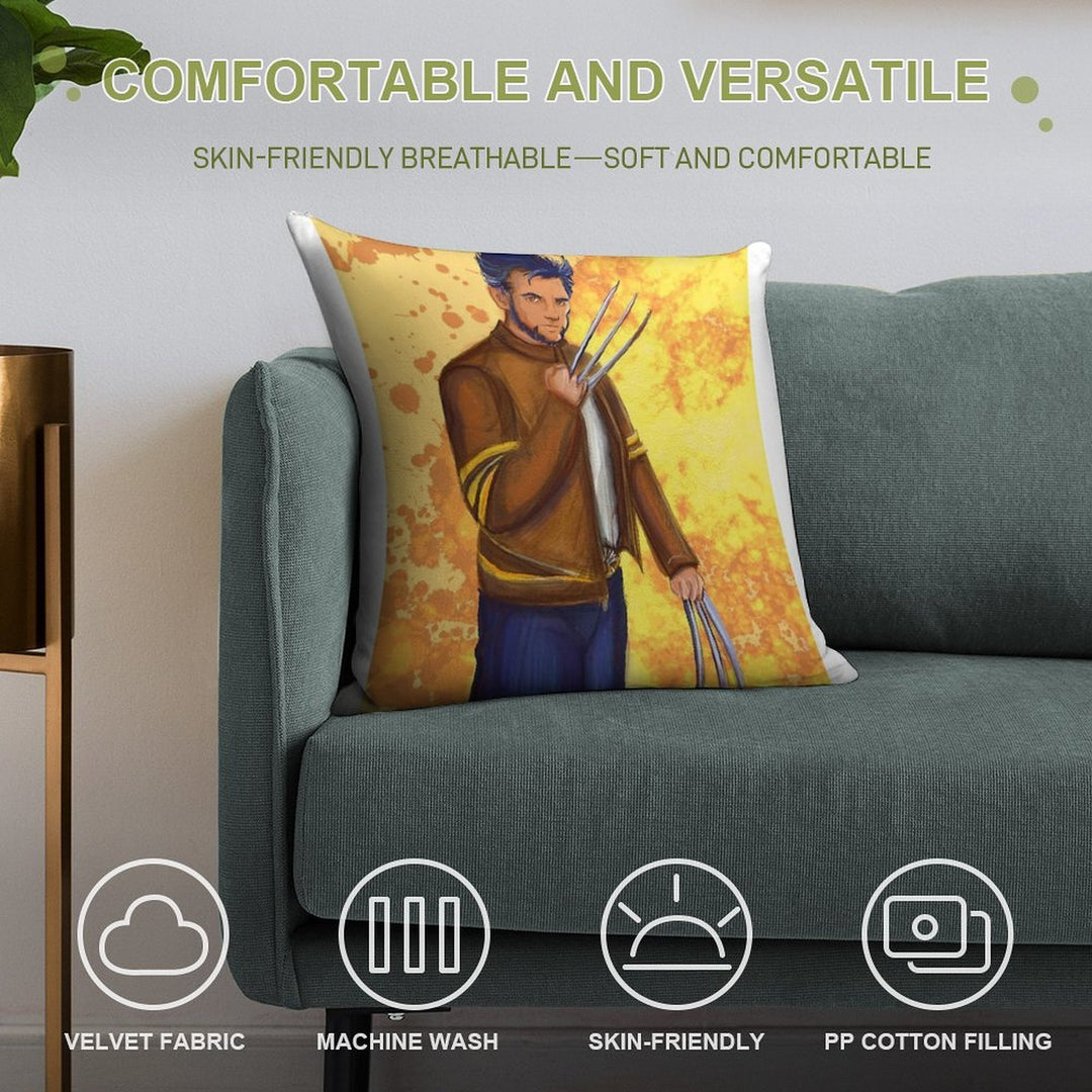 You Looking At Me, Bub Soft Decorative Cover Throw Pillow