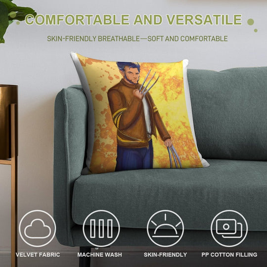 You Looking At Me, Bub Soft Decorative Cover Throw Pillow