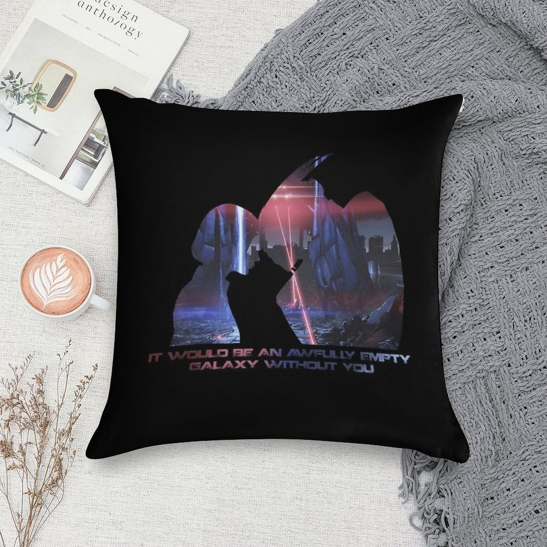 Awfully Empty Soft Decorative Cover Throw Pillow