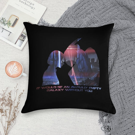 Awfully Empty Soft Decorative Cover Throw Pillow