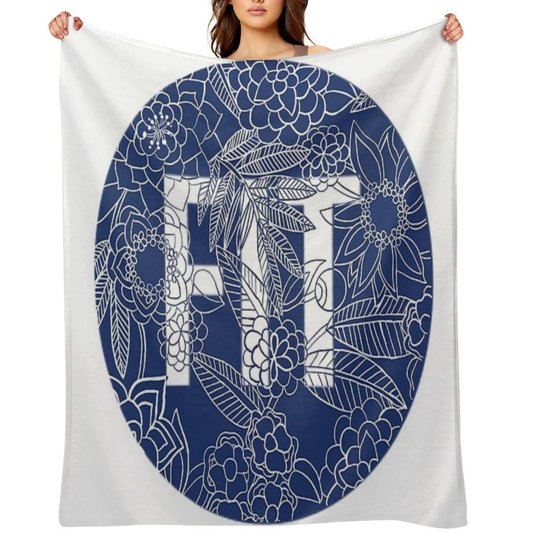 FIT Blooms Sustainable Throw Blanket