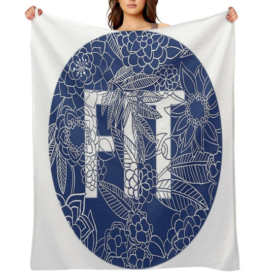 FIT Blooms Sustainable Throw Blanket