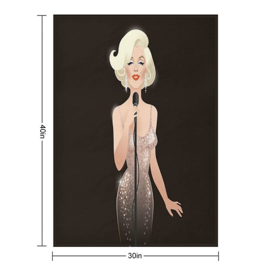 Happy Birthday Mr. President Anti-pilling Throw Blanket