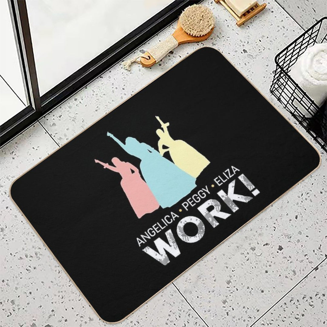 Angelica, Eliza And Peggy Work - Schuyler Sisters  Rapid-Drying Bath Mat