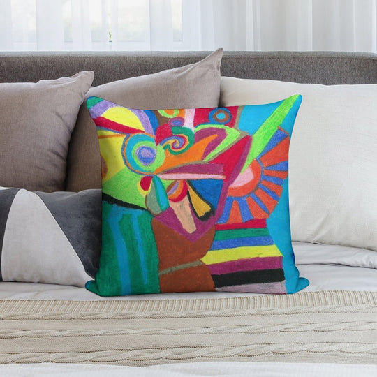 Dreamy Capricorn Soft Easy Maintenance Throw Pillow