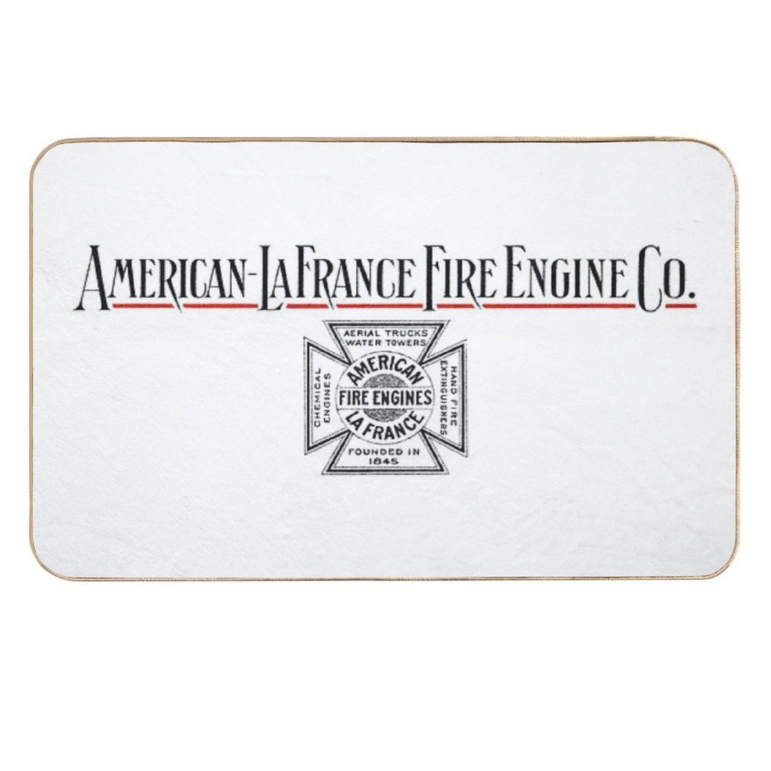 1909 American LaFrance Fire Engine  Versatile Bath Mat