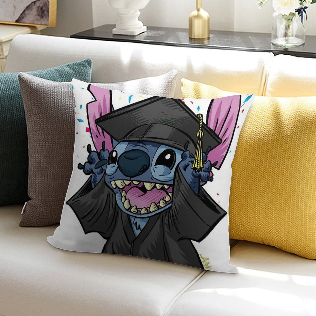 Graduation Stitch Soft Gift Ready Throw Pillow