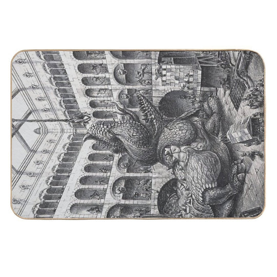 THE BEAST MUST DIE!  Anti-Trip Bath Mat