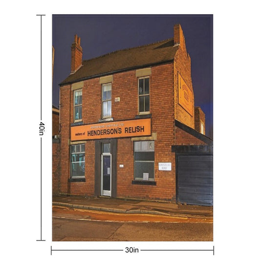 Henderson's Relish Old Building Gift-ready Throw Blanket
