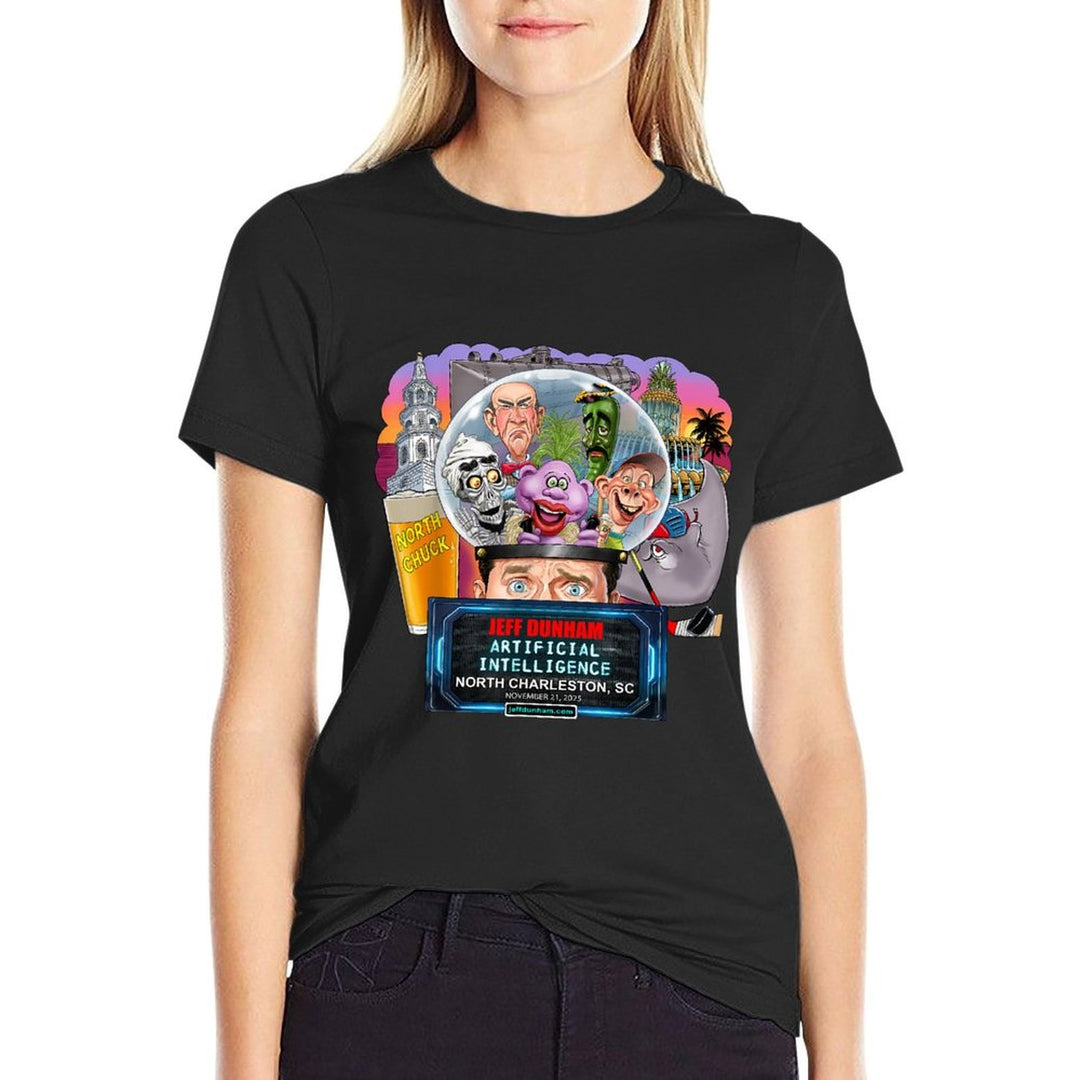 Jeff Dunham North Charleston, SC  Oversized Silhouette T-Shirt