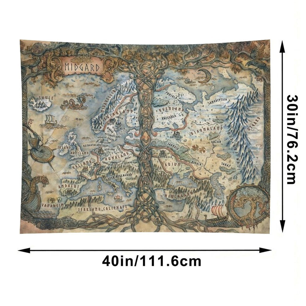 Midgard (Gods of The Ragnarok Era) Tapestry