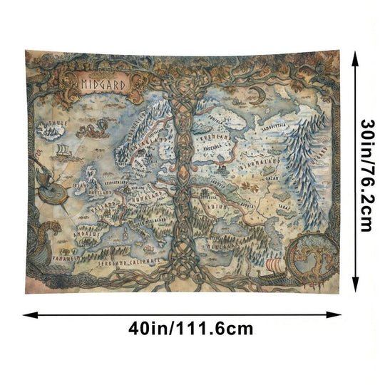 Midgard (Gods of The Ragnarok Era) Tapestry