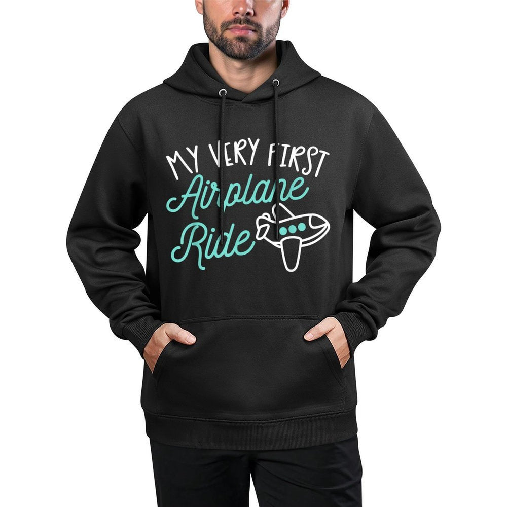 First Plane Flight My Very First Airplane Ride Moisture-Wicking Hoodie