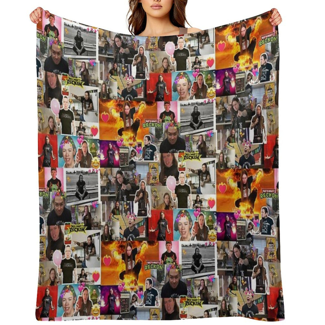Nat Mega Collage! Versatility Throw Blanket