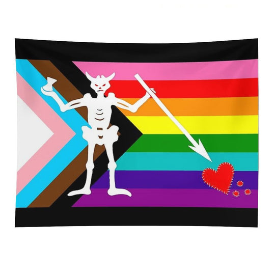Blackbeard Pride Flag 2025 Tapestry