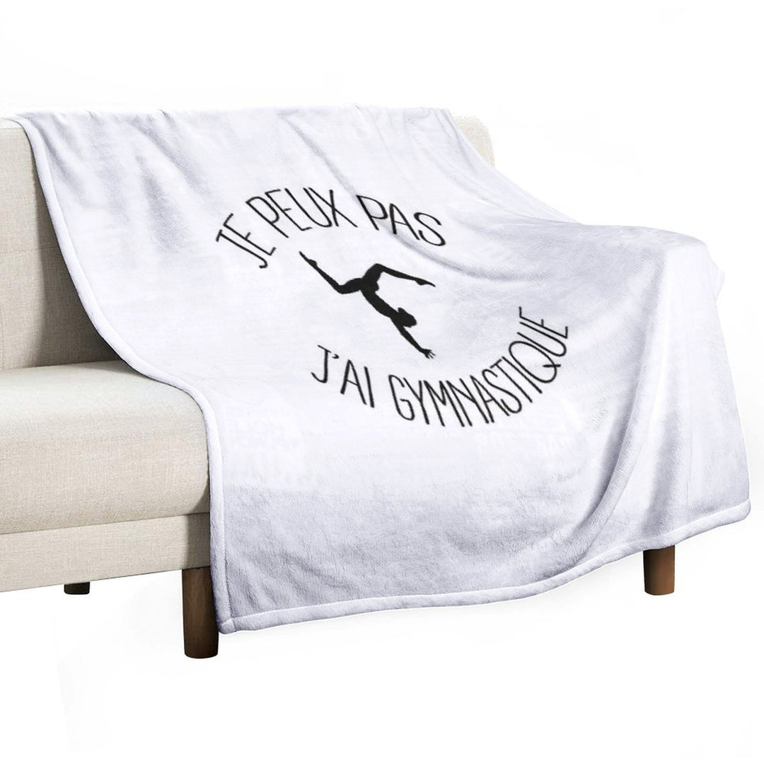 I Can Not I Have Gymnastics Lightweight Throw Blanket