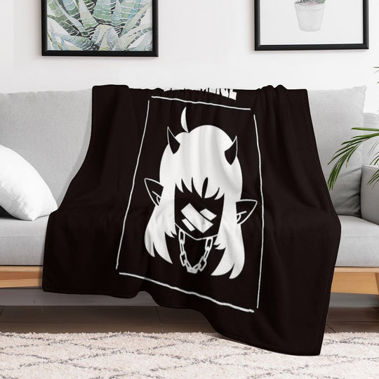 Demondice Meme Travel-friendly Throw Blanket