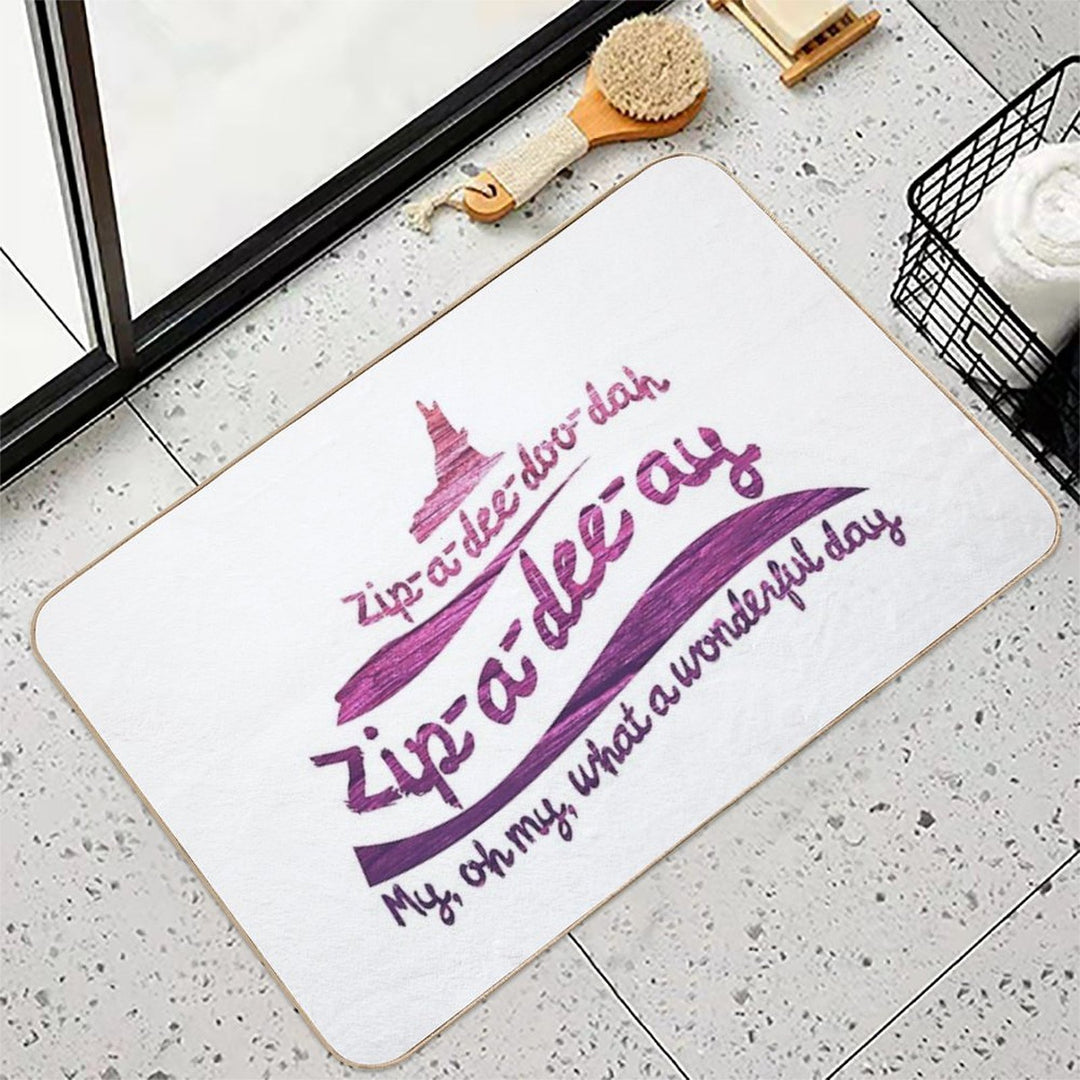 Zip-a-dee-doo-dah Durable Bath Mat
