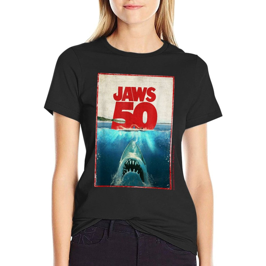 Jaws 50 Jaws 2025 Celebration Classic  Versatile T-Shirt