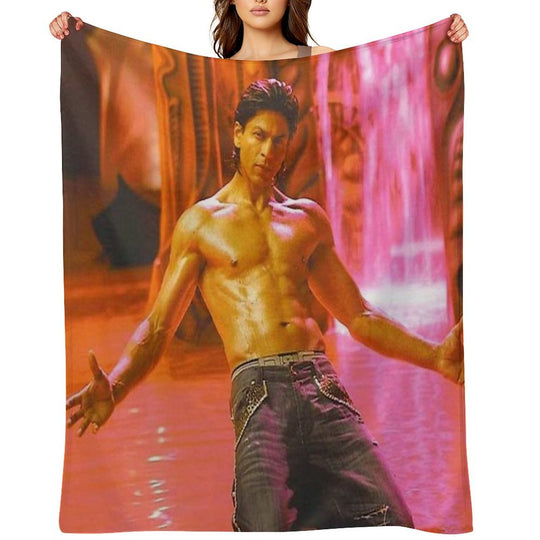 Shahrukh Khan Quick-dry Throw Blanket