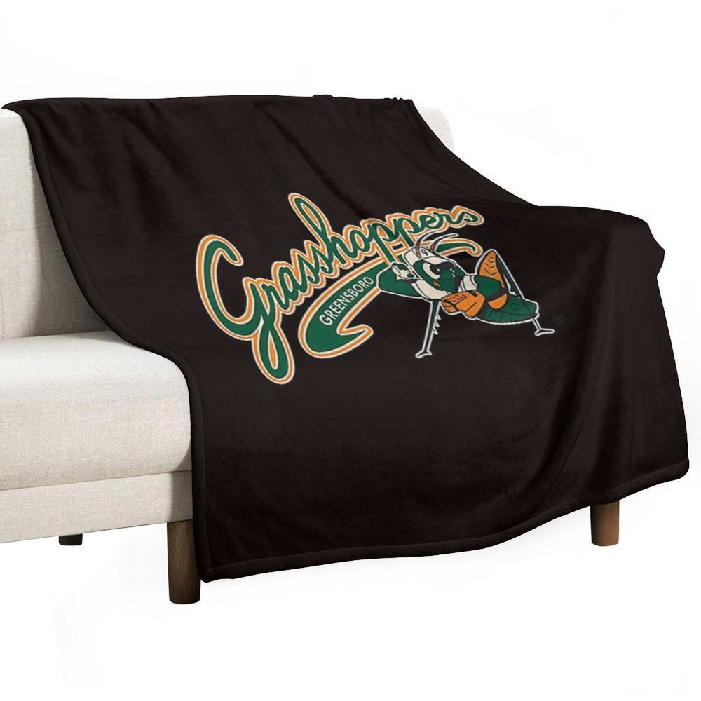 Design Art Baseball Sports Style Vintage Velvety-soft Throw Blanket