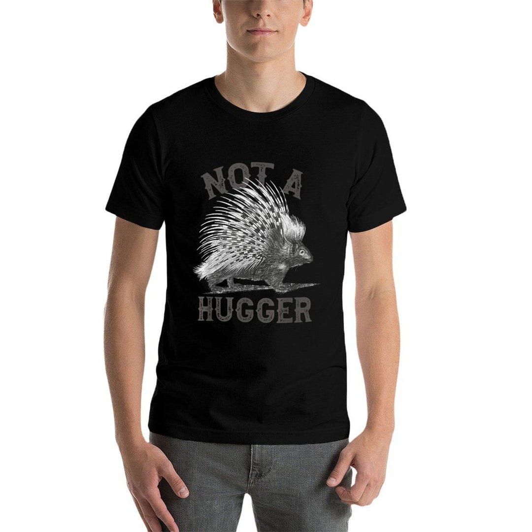 Not A Hugger, Funny Porcupine, Antisocial Joke Vintage Style  Moisture-wicking T-Shirt