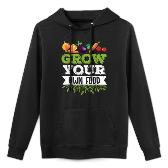 Potted Plants Lover Botanical Gardener Grow Your Own Food Breathable Fabric Hoodie
