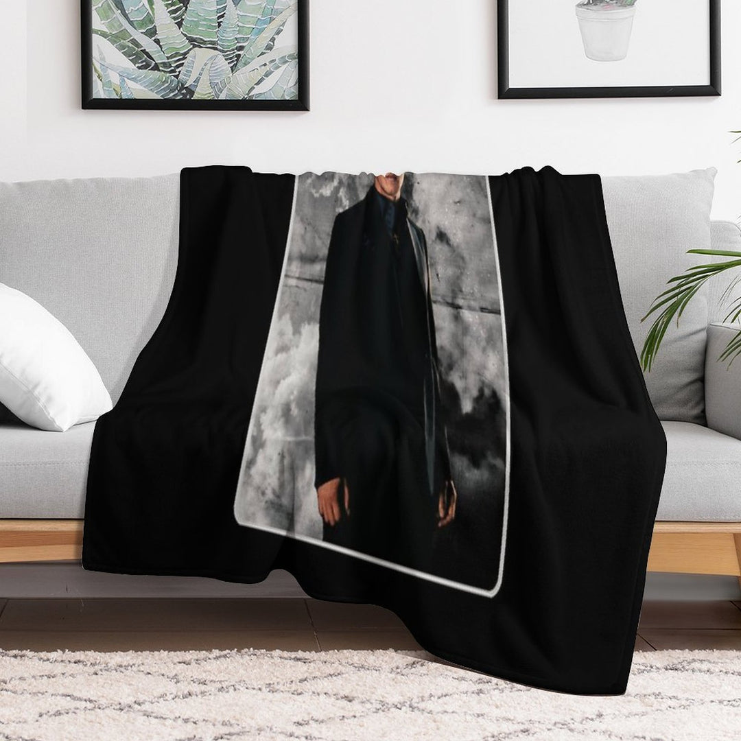 Klaus Mikaelson Potrait Eco-conscious Throw Blanket