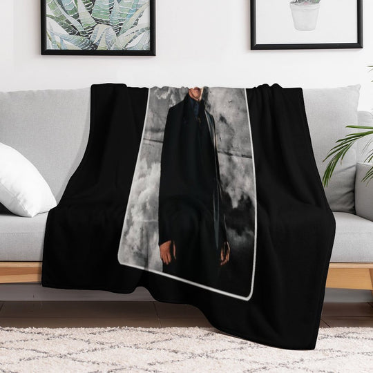 Klaus Mikaelson Potrait Eco-conscious Throw Blanket