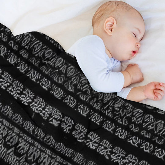 Tyre Marks Pattern Shrink-resistant Throw Blanket