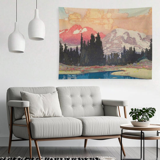 Storms over Keiisino - Nature Landscape Tapestry