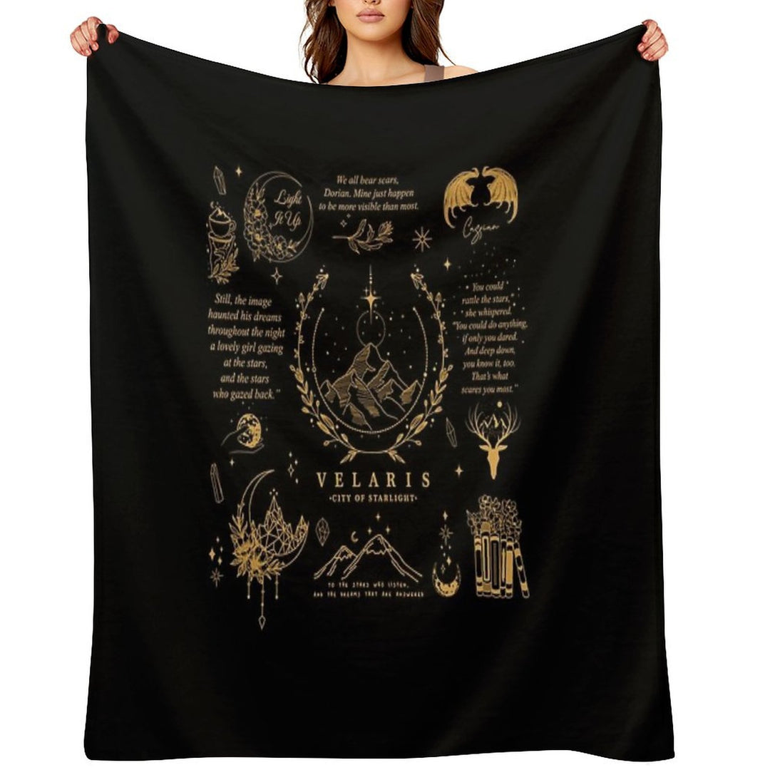 SJM Graphics, SJM, Velaris Shrink-resistant Throw Blanket